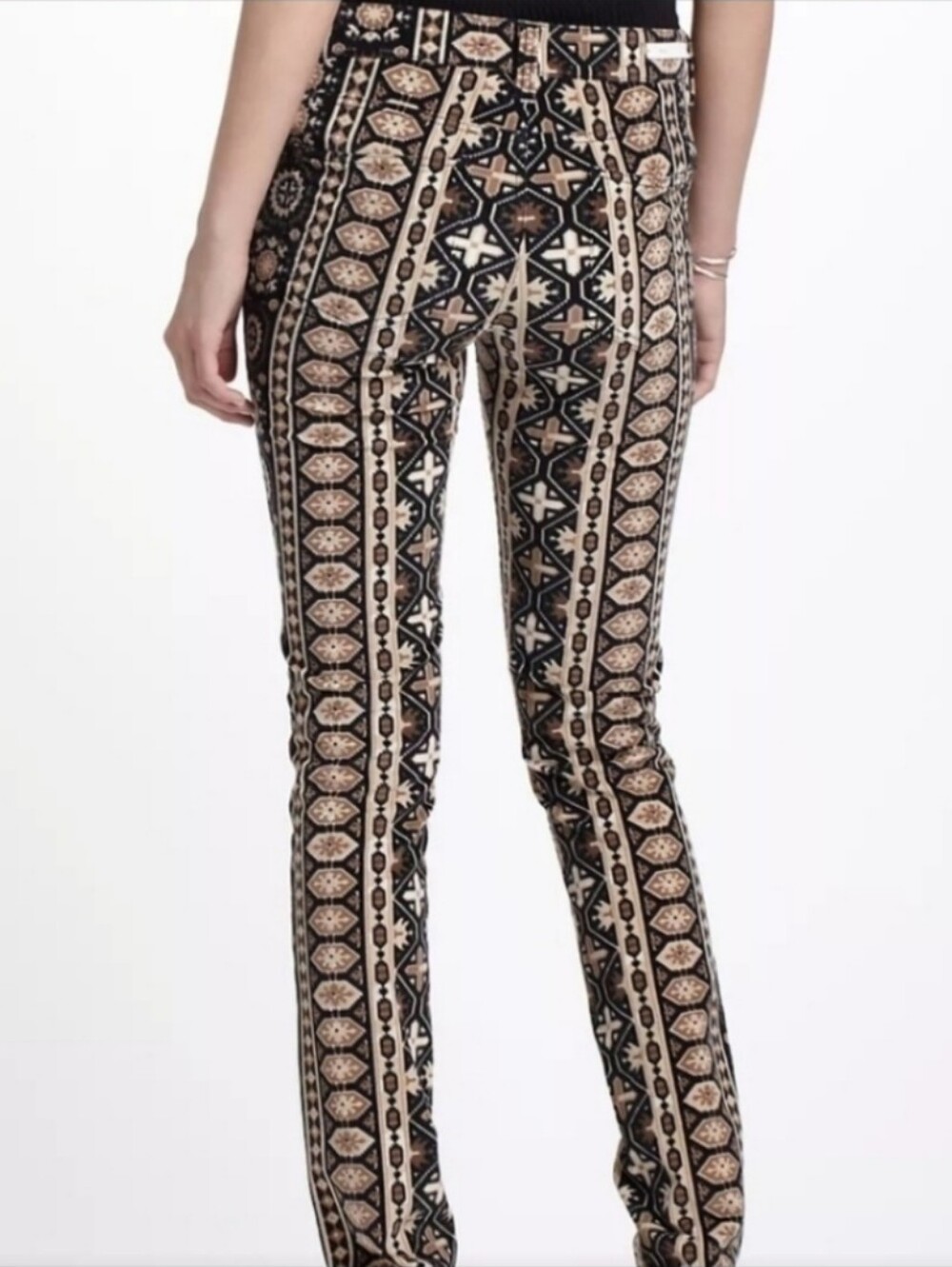 Anthropologie Pilcro Printed Corduroy Pants 31